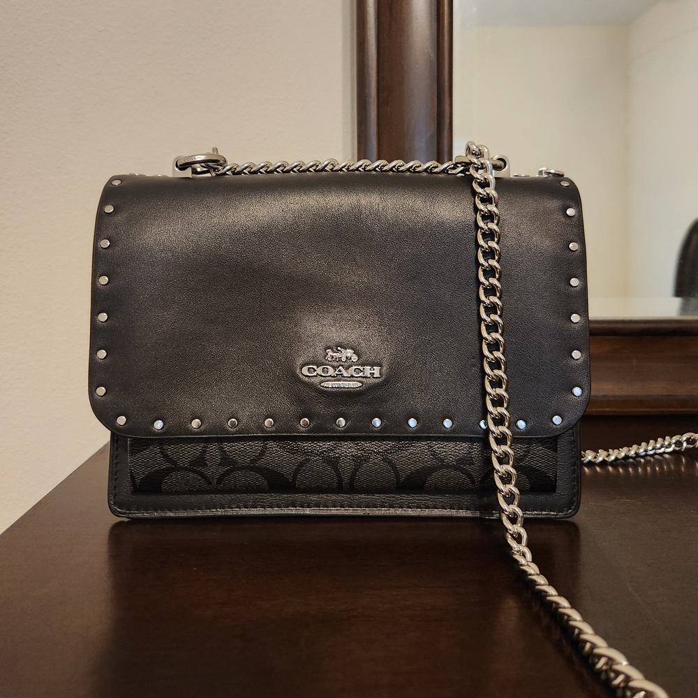 Coach Parker 18 With Rivets In Signature Canvas - Picture 10 of 13